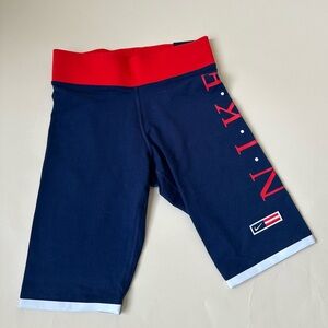 NWT NIKE WOMENS PATRIOTIC BIKER SHORTS XS